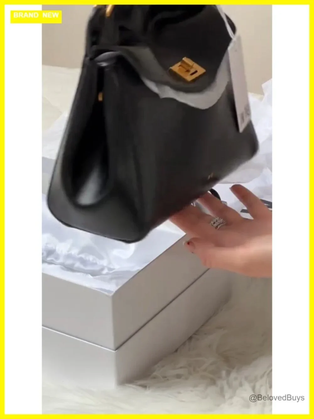 Vegan Leather Top-Handle Satchel Handbag with Adjustable Strap